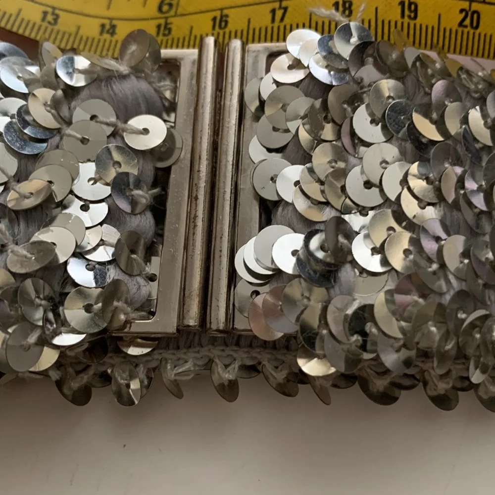 N/A sequin belt